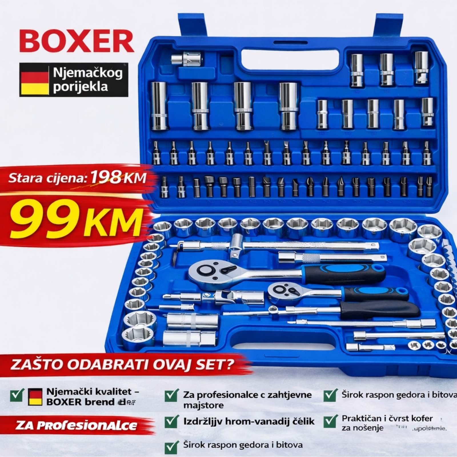 SET ZA PROFESIONALCE (150 dijelova)