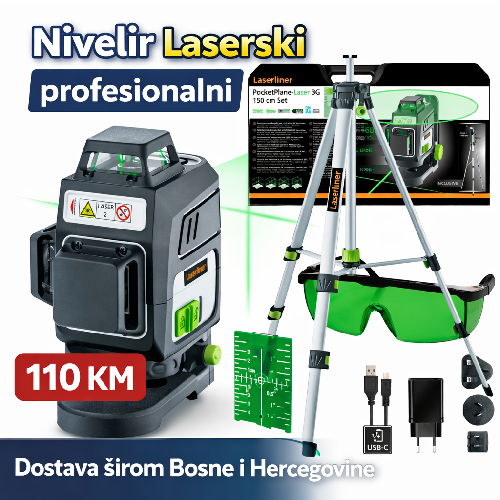 Laserski nivelir-/ za profesionalce